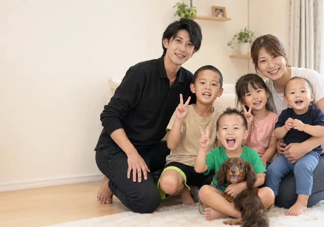Clear Linkの子育て家庭向けサービスイメージ 子育て家庭に寄り添うClear Linkのサービスイメージ