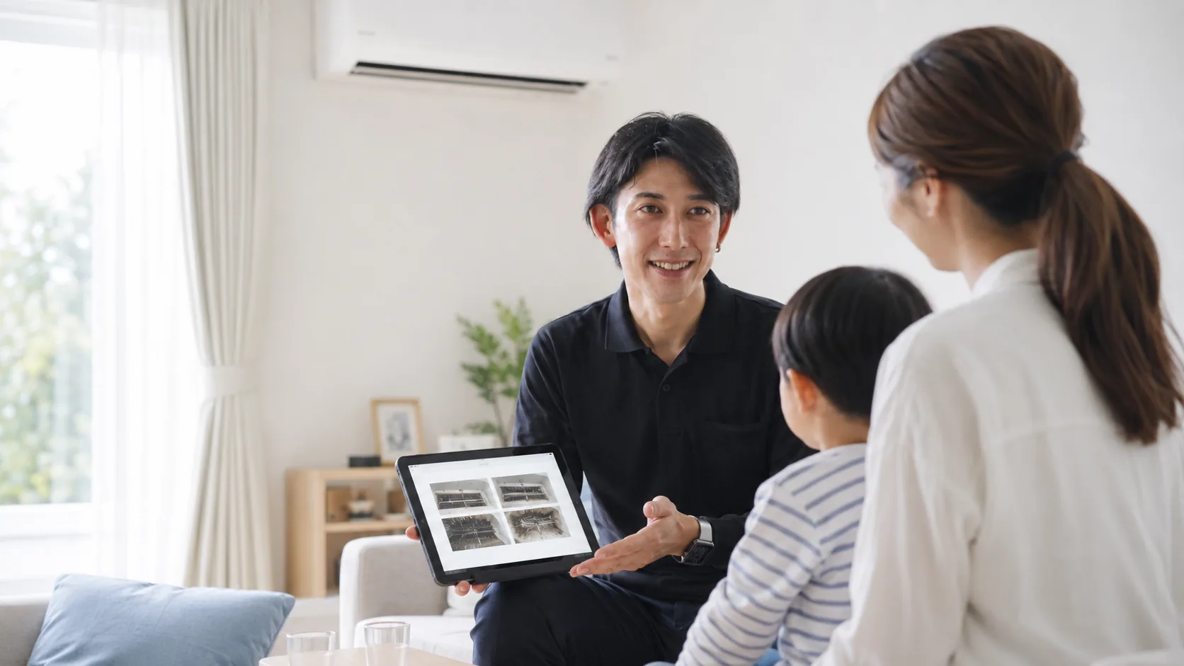 組み戻し・仕上がり・動作確認を説明するClear Link代表 草場優