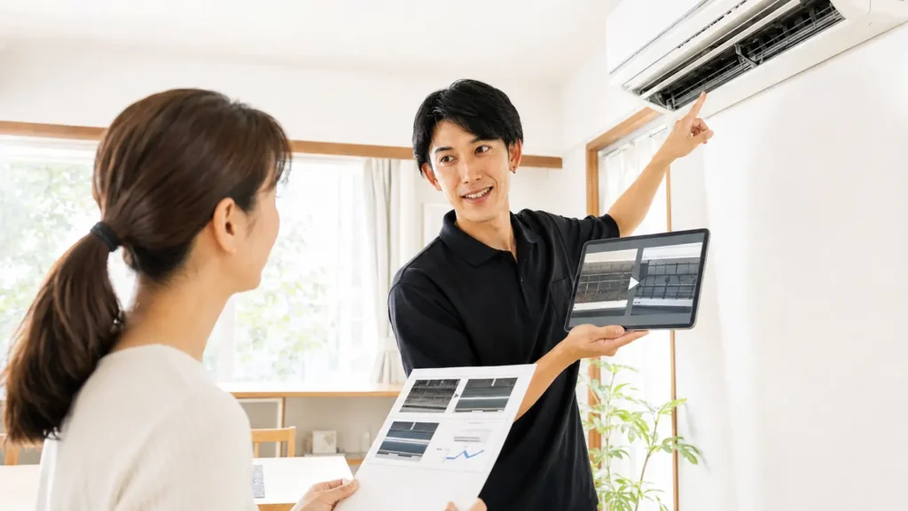 作業事例を分かりやすく案内するClear Linkのサービスイメージ